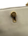 Tory Burch Cream White Leather Gold Tone Hardware Crossbody Chain Bag Cream White / Small