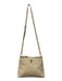 Tory Burch Cream White Leather Gold Tone Hardware Crossbody Chain Bag Cream White / Small