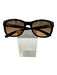Tory Burch Black & Brown Acetate Tinted Lens Gradient Lens Wayfarer Sunglasses Black & Brown