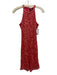 Parker Black Size Est S Coral Pink Nylon Sleeveless Sequined Beaded Detail Dress Coral Pink / Est S