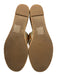 Jack Rogers Shoe Size 9 Beige Cork & Leather Thong Whipstitch Wedge Mule Sandals Beige / 9
