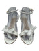 Prota Fiori Shoe Size 39.5 White Synthetic Upper Box Bag Ankle Buckle Sandals White / 39.5