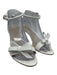 Prota Fiori Shoe Size 39.5 White Synthetic Upper Box Bag Ankle Buckle Sandals White / 39.5