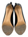 Salvatore Ferragamo Shoe Size 9 Black & Gold Tone Leather Upper Patent Pumps Black & Gold Tone / 9