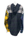 Alexander Wang Size M Multi Cotton Blend Plaid Patches Hoodie Men's Jacket M