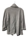 Theory Size Medium Gray Cotton Long Sleeve Open Front Folded Collar Jacket Gray / Medium