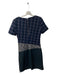 Band of Outsiders Size 1 Navy & Gray Print Polyester Blend Round Neck Dress Navy & Gray Print / 1