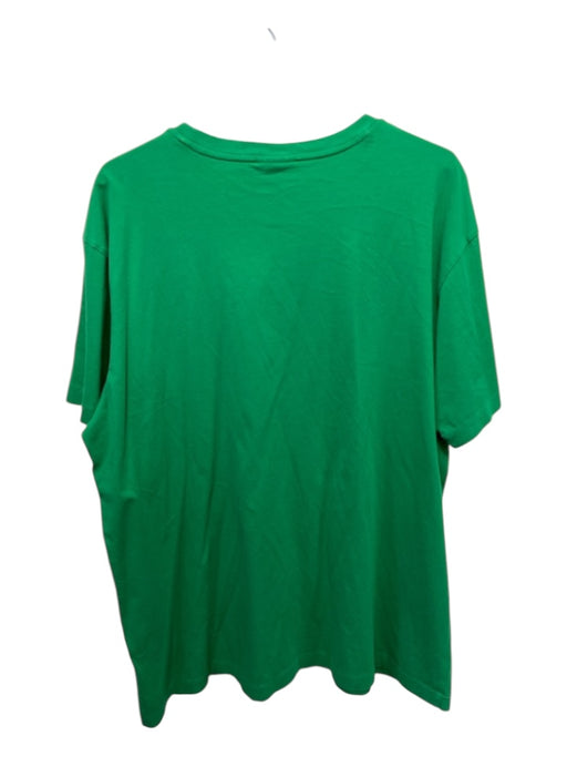 Polo Size XL Green Cotton Blend Solid T shirt Crew Men's Short Sleeve XL