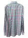 Peter Millar Size XL Green & Red Cotton Blend Plaid Men's Long Sleeve Shirt XL