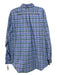 Ralph Lauren Size XL Blue & Green Cotton Plaid Oxford Men's Long Sleeve Shirt XL