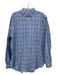 Ralph Lauren Size XL Blue & Green Cotton Plaid Oxford Men's Long Sleeve Shirt XL