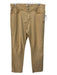 Peter Millar Size 35 Tan Cotton Blend Solid Khakis Men's Pants 35