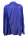 Eton Size 16.5 Royal Blue Cotton Blend Micro Button Down Men's Long Sleeve Shirt 16.5