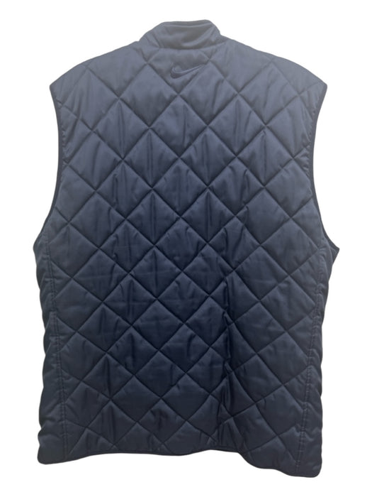 Nike Size Est L Navy Synthetic Reversible Vest Men's Jacket Est L