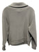 Varley Size XS Taupe Cotton & Polyester Turtleneck Ribbed Long Sleeve Sweatshirt Taupe / XS