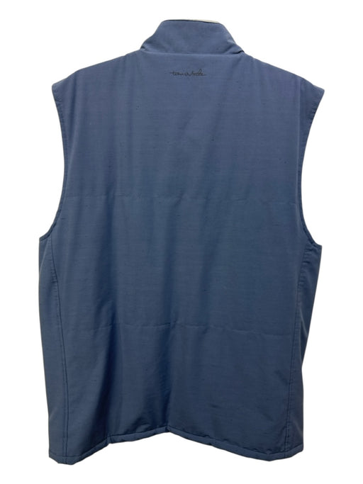 Travis Mathew Size XL Blue Synthetic Solid Vest Men's Long Sleeve Shirt Blue / XL