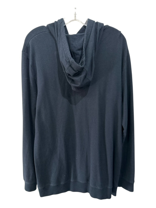 Travis Mathew Size XL Black Cotton Blend Solid Hoodie Men's Jacket Black / XL