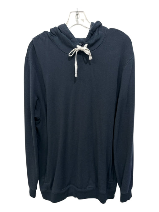 Travis Mathew Size XL Black Cotton Blend Solid Hoodie Men's Jacket Black / XL