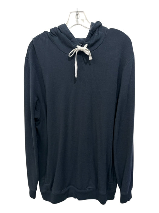 Travis Mathew Size XL Black Cotton Blend Solid Hoodie Men's Jacket Black / XL