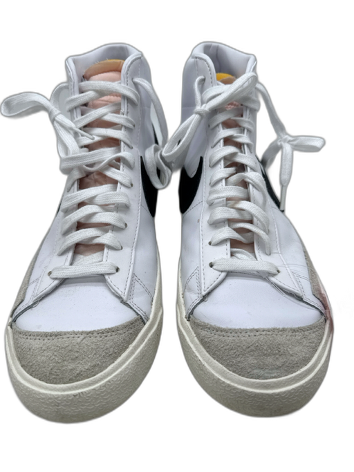 Nike Shoe Size 12 White & Black Leather High Top Men's Shoes White & Black / 12