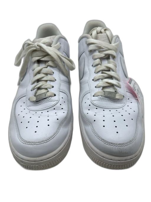 Nike Shoe Size 11.5 AS IS White Leather Solid Men's Shoes White / 11.5