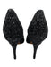 Linea Paolo Shoe Size 7.5 Black Textile Glitter Pointed Toe Pumps Black / 7.5