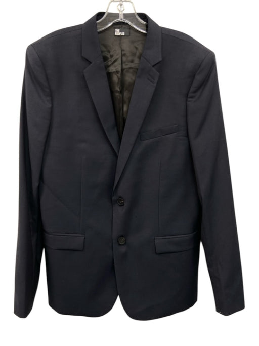 The Kooples NWT Navy Blue Wool Solid 2 Button Men's Blazer Navy Blue / 50