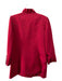 Antonio Melani Size 12 Red Wool Blend Button Up Ruffle Neckline Coat Red / 12