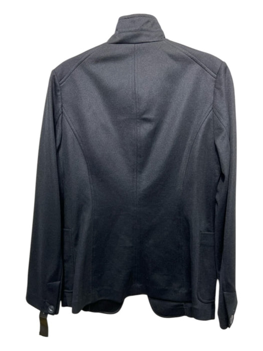 Rag & Bone Size 4 Black Cotton & Polyester Button Up Front Pocket Jacket Black / 4