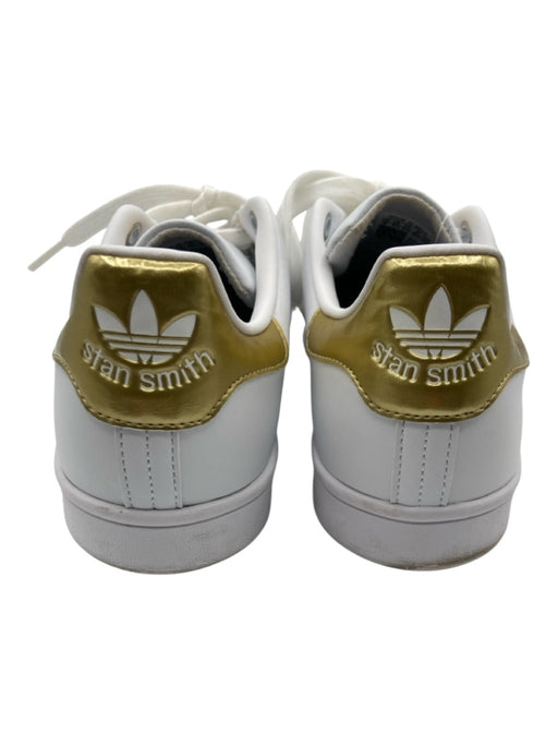 Adidas Shoe Size 9 White & Gold Leather Sneakers White & Gold / 9