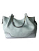 Sondra Roberts Baby Blue Leather Magnetic Closure Bag Baby Blue