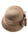 August Hat Company Gold Polyester Flower Button Bucket Hat Gold / One Size