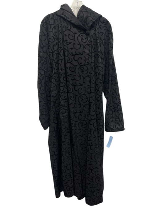 Mycra Pac Size M/L Black Nylon & Polyester Open Hood Buttons Jacket Black / M/L