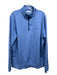 Peter Millar Size L Blue Synthetic Solid Quarter Zip Men's Long Sleeve Shirt L