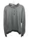 Peter Millar Size L Gray Cotton Blend Herringbone Quarter Zip Long Sleeve Shirt L