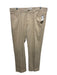 Peter Millar Size 35 Tan Cotton Blend Solid Khakis Men's Pants 35