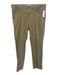 Peter Millar Size 35 Dark Tan Cotton Blend Solid Khaki Men's Pants Dark Tan / 35