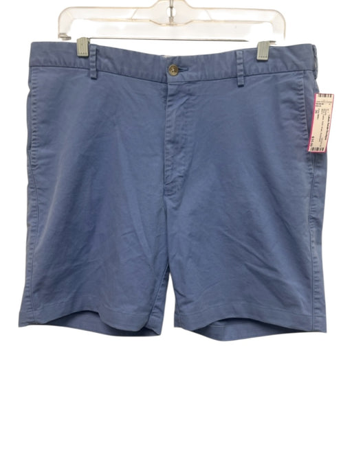 Peter Millar Size 36 Blue Cotton Solid Khaki Men's Shorts Blue / 36