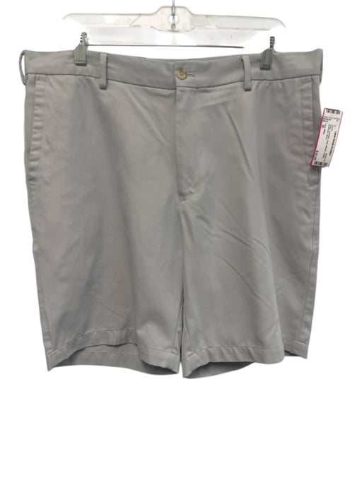 Peter Millar Size 36 Beige Synthetic Solid Athletic Khakis Men's Shorts Beige / 36