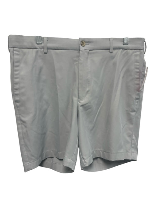 Peter Millar Size 35 Beige Synthetic Solid Athletic Khakis Men's Shorts Beige / 35