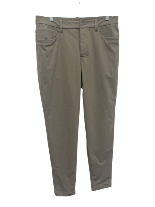 Lululemon Size 32 Brown Polyester Blend Solid Athleisure Men's Pants Brown / 32