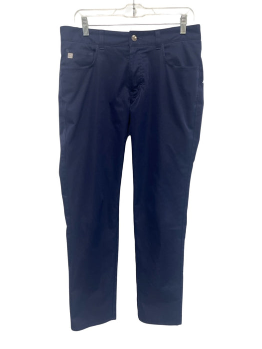Peter Millar Size 32 Navy Blue Polyester Solid Men's Pants Navy Blue / 32