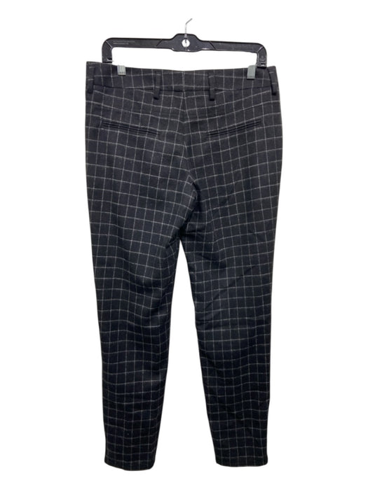 Akris Punto Size 6 Black & Gray Wool & Polyamide Blend Plaid Low Rise Pants Black & Gray / 6