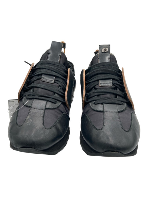 Esse Ut Esse Shoe Size 38 Black Leather Low Top Laces Sneakers Black / 38