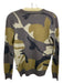 Burberry Brit Size S/P gray & green Cashmere Camo V Neck Long Sleeve Sweater gray & green / S/P