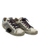 Golden Goose Shoe Size 37 White, Purple & Blue Leather Low Top Laces Sneakers White, Purple & Blue / 37