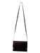 Brighton Brown Leather Silver Hardware Croc Embossed Cross Body Strap Bag Brown / Small