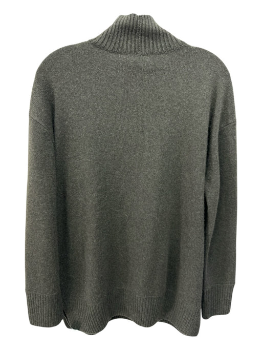 Vince Size M Olive Green Cashmere Long Sleeve Mock Neck Sweater Olive Green / M