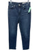 Rag & Bone Size 25 Medium Wash Cotton Blend Whiskering High Rise Slim Jeans Medium Wash / 25