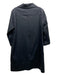 Ann Mashburn Size M Black Cotton Blend Collar Knee Length 3/4 Sleeve Dress Black / M